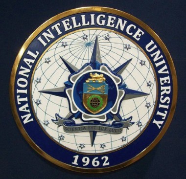 National Intelligence University Wall Seal